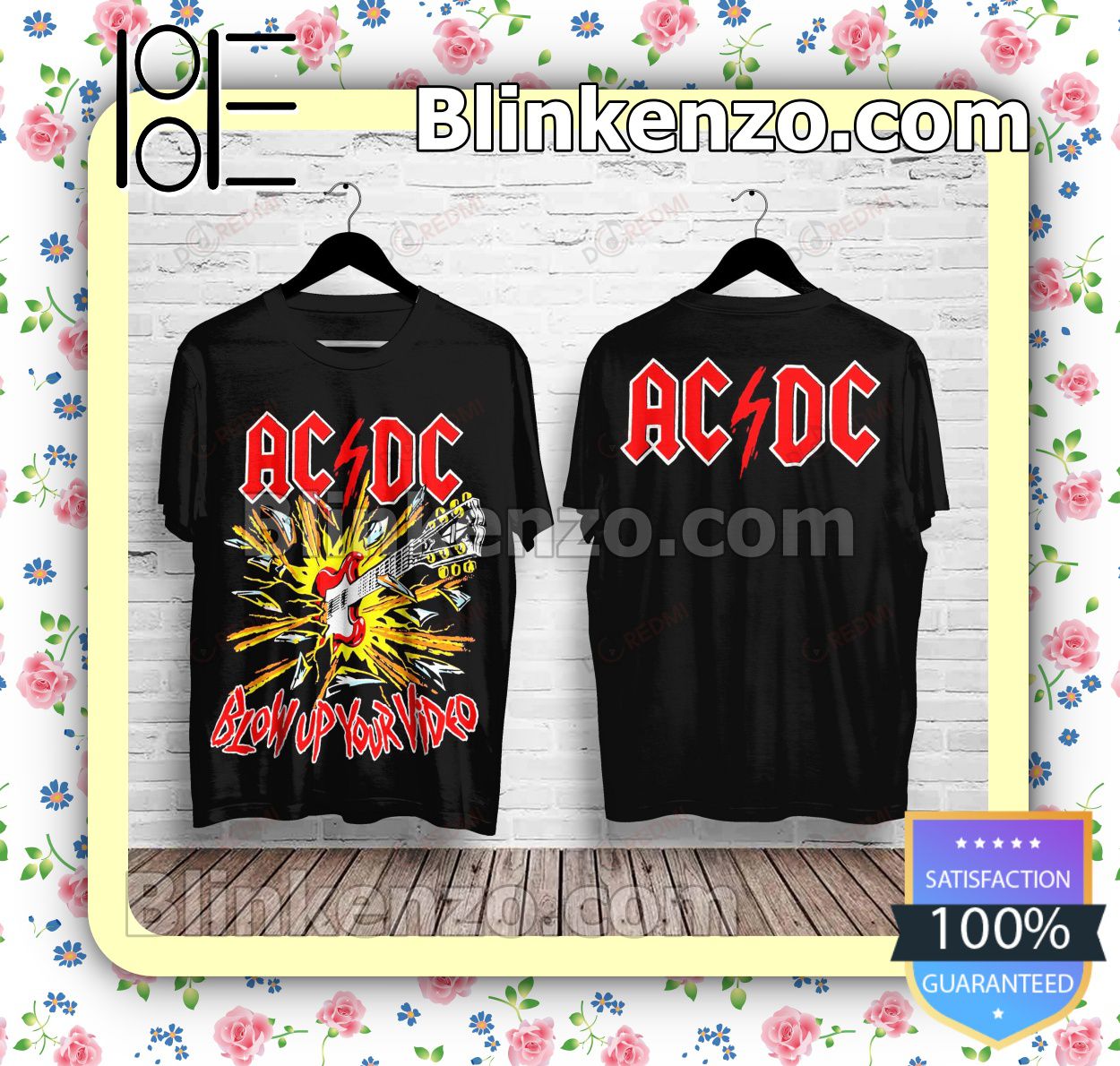 Ac Dc Blow Up Your Video Custom Shirt