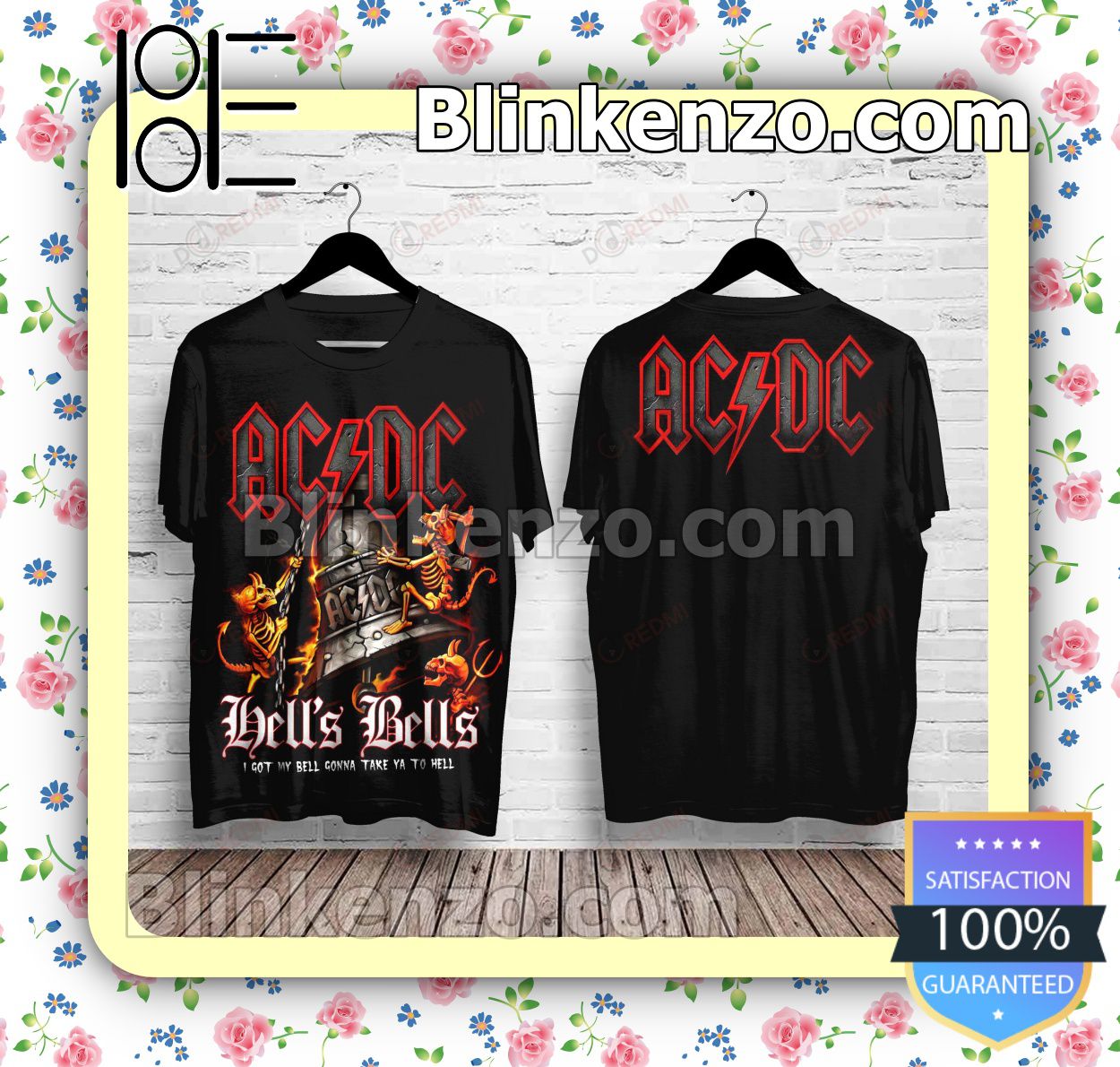 Ac Dc Hells Bells I Got My Bell Gonna Take Ya To Hell Custom Shirt