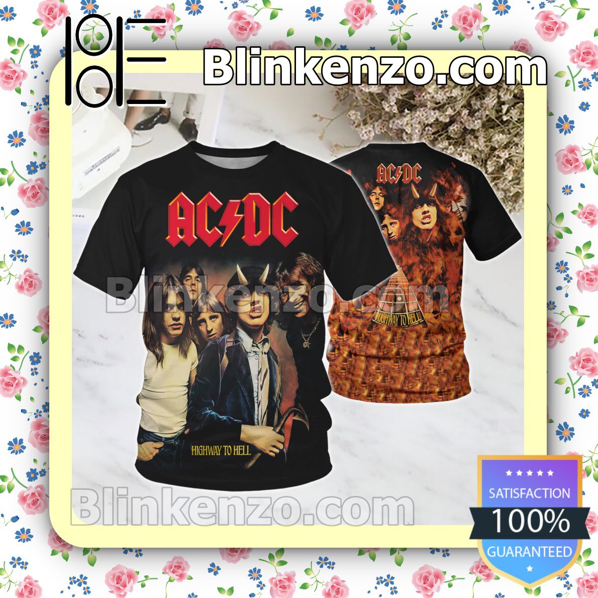 Hot Ac Dc Highway To Hell Album Custom Shirt