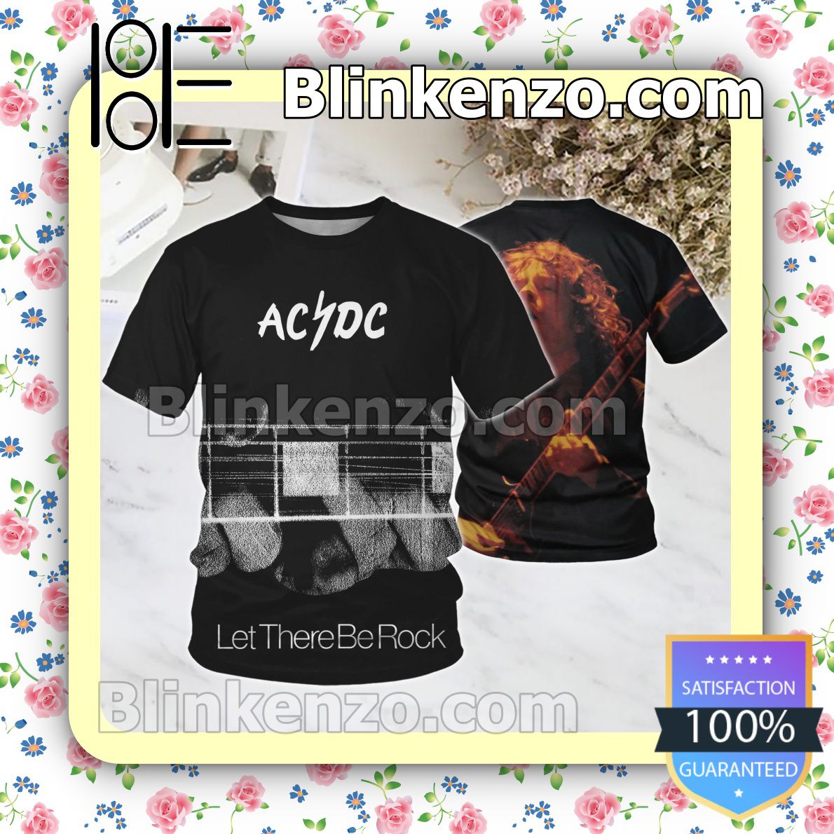 Ac Dc Let Be There Rock Album Custom Shirt