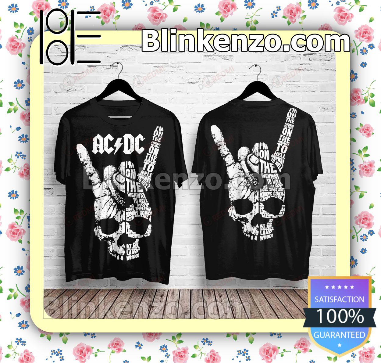 Near me Ac Dc Skull Devil Hand Sign Custom Shirt