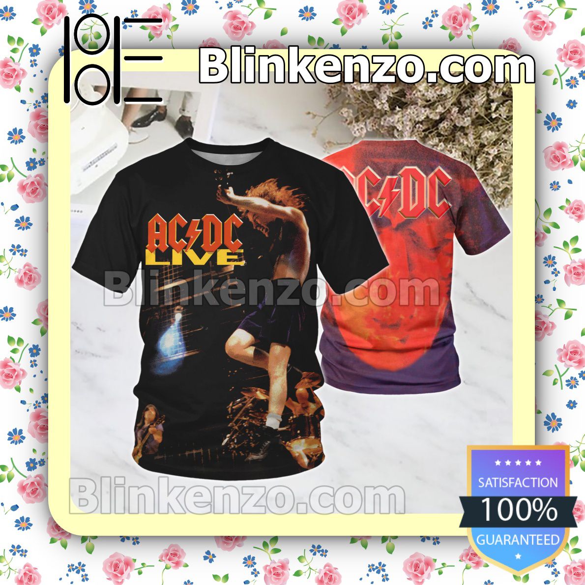 Ac Dc The Second Live Album Cover Custom Shirt