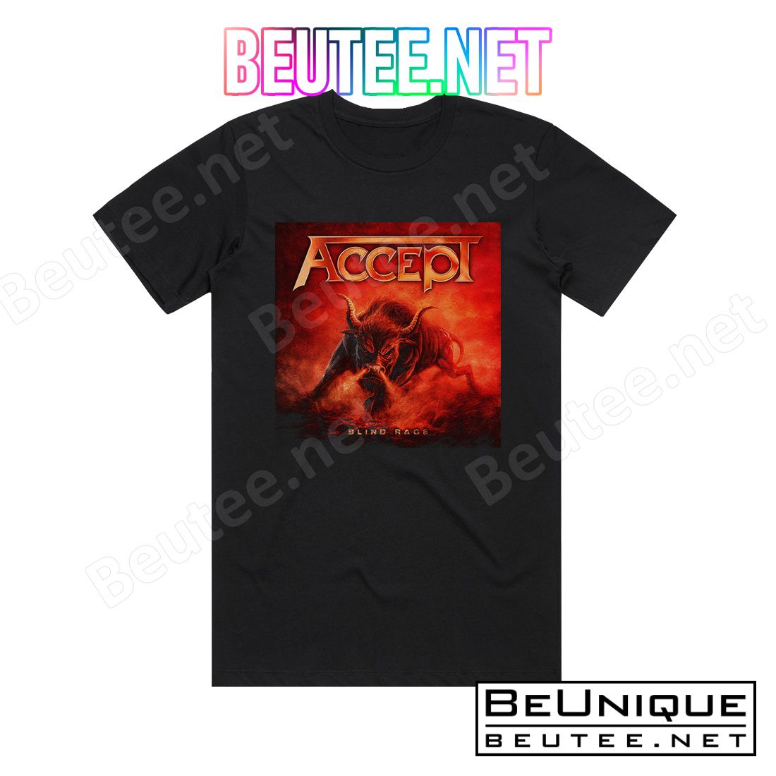 Accept Blind Rage Album Cover T-Shirt