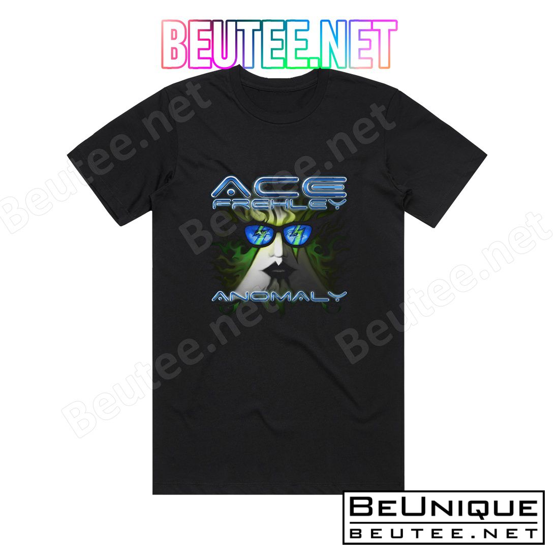 Ace Frehley Anomaly 1 Album Cover T-Shirt