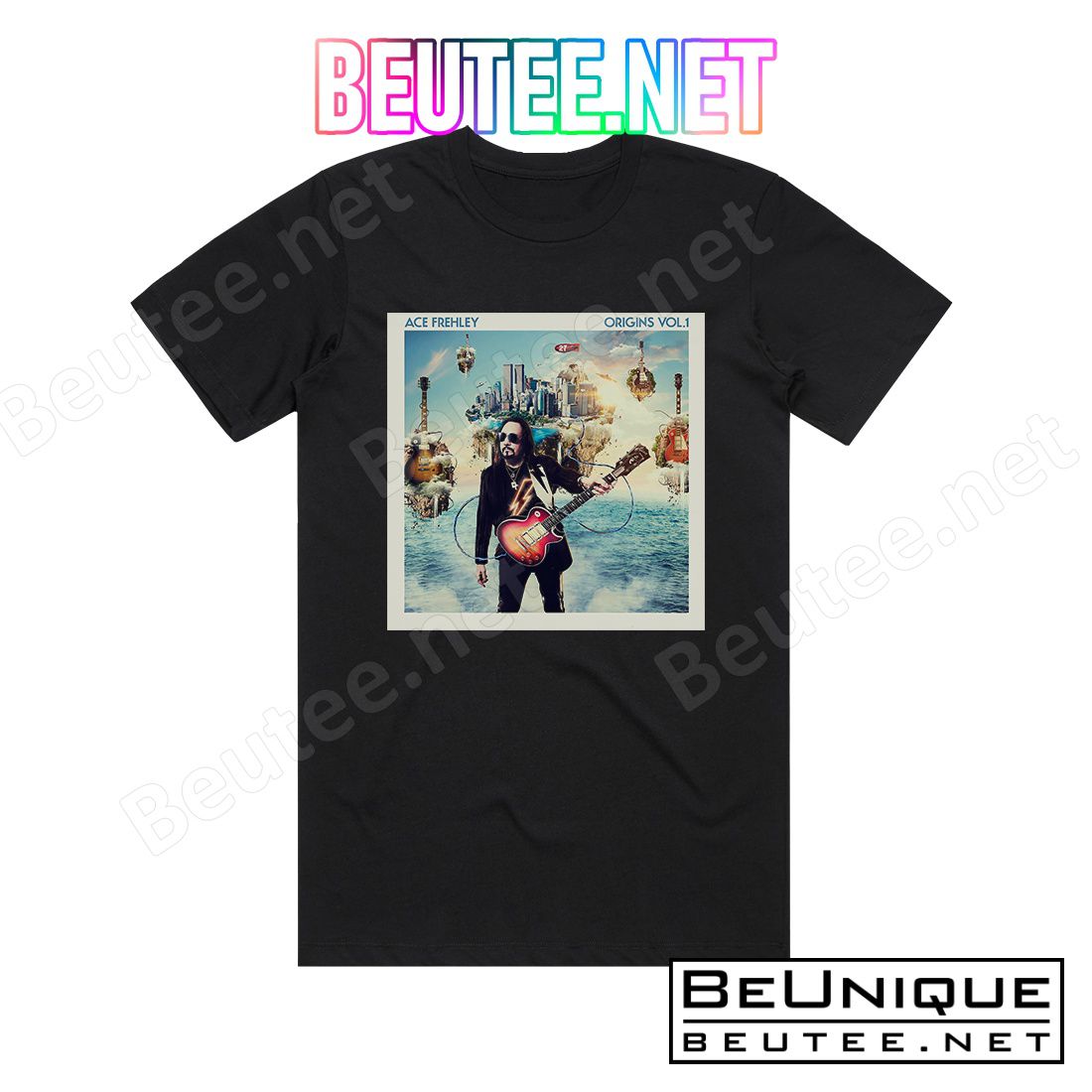 3D Ace Frehley Origins Vol 1 Album Cover T-Shirt