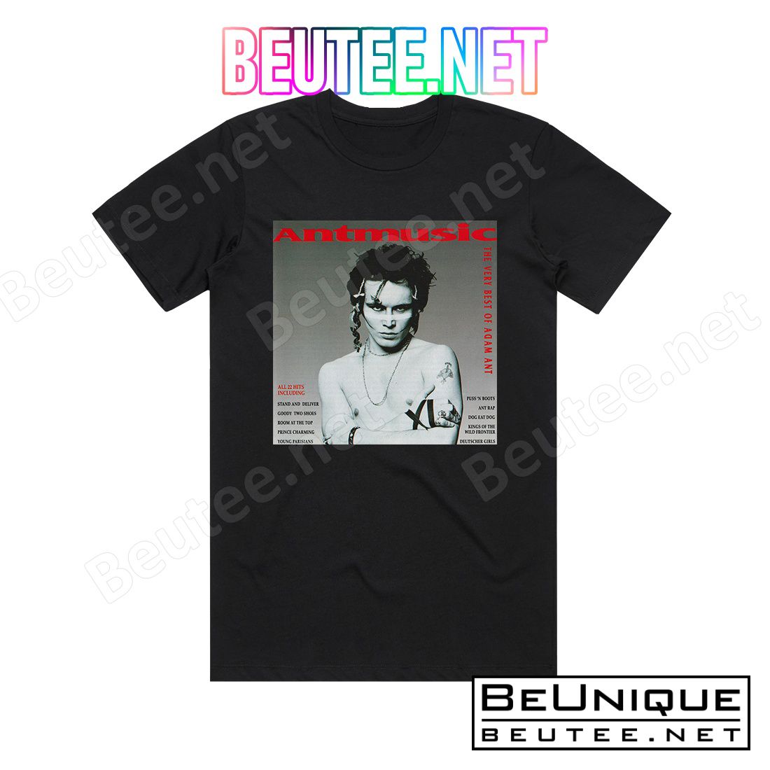 Adam and The Ants The Very Best Of Adam And The Ants 1 Album Cover T-Shirt