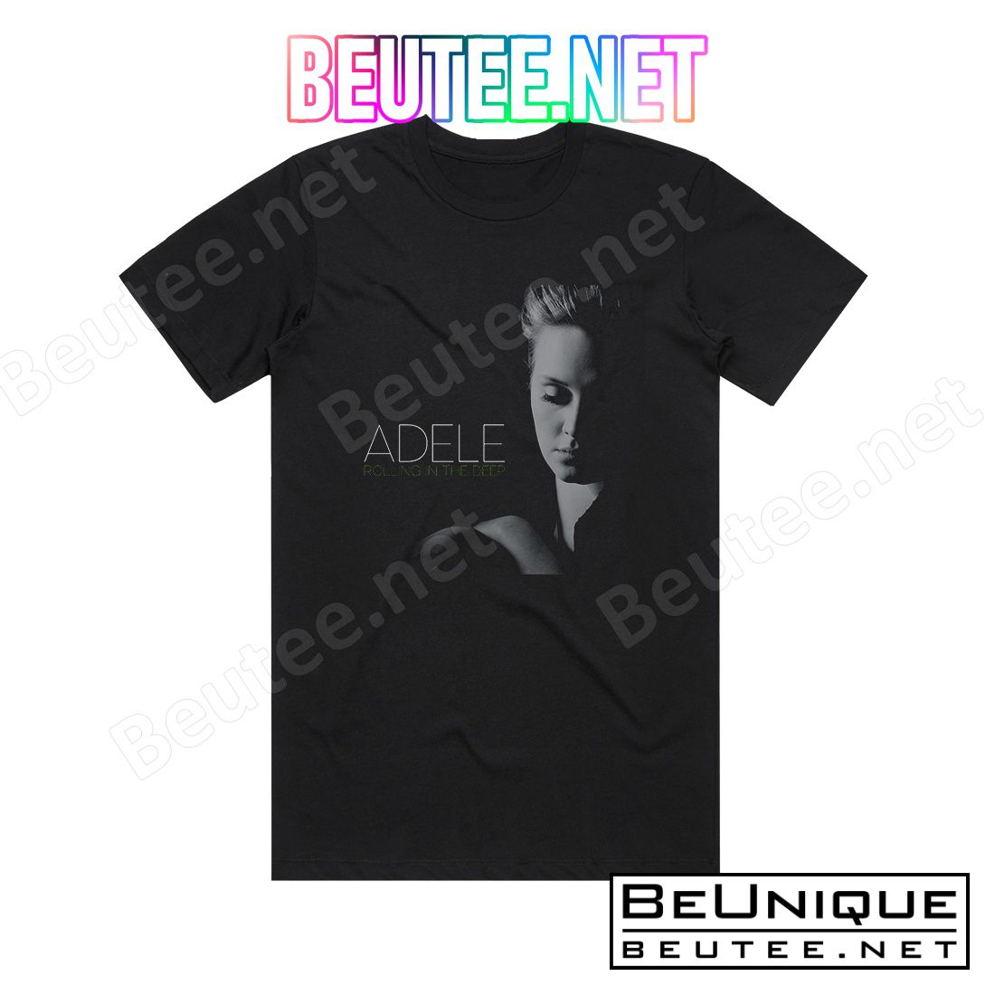 Adele Rolling In The Deep Album Cover T-shirt