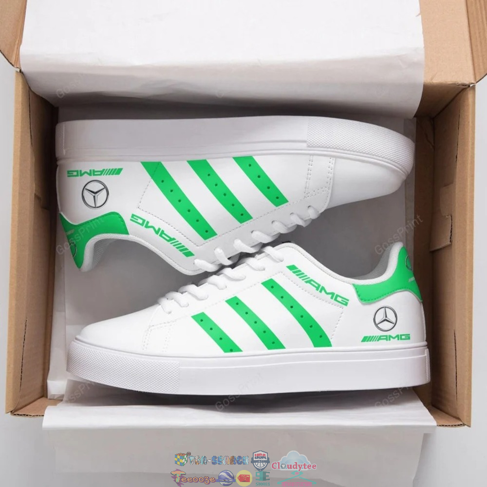 Mercedes AMG Green Stripes Stan Smith Low Top Shoes