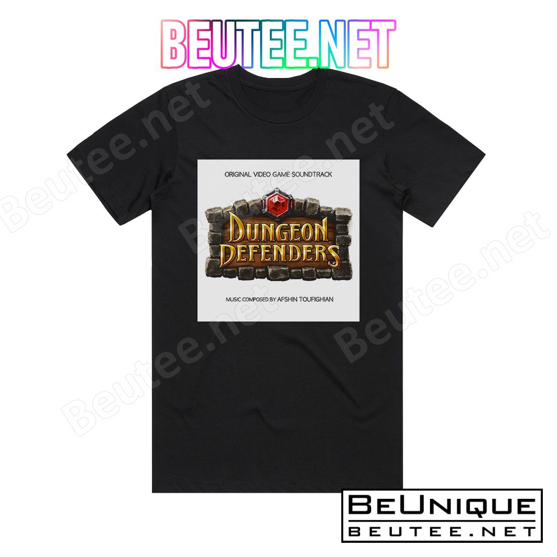 Afshin Toufighian Dungeon Defenders Ost Album Cover T-shirt