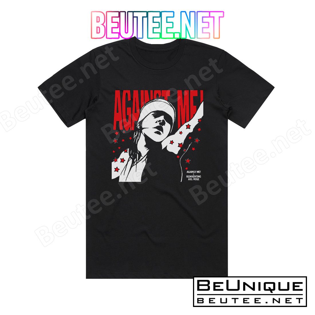 Against Me Reinventing Axl Rose Album Cover T-shirt