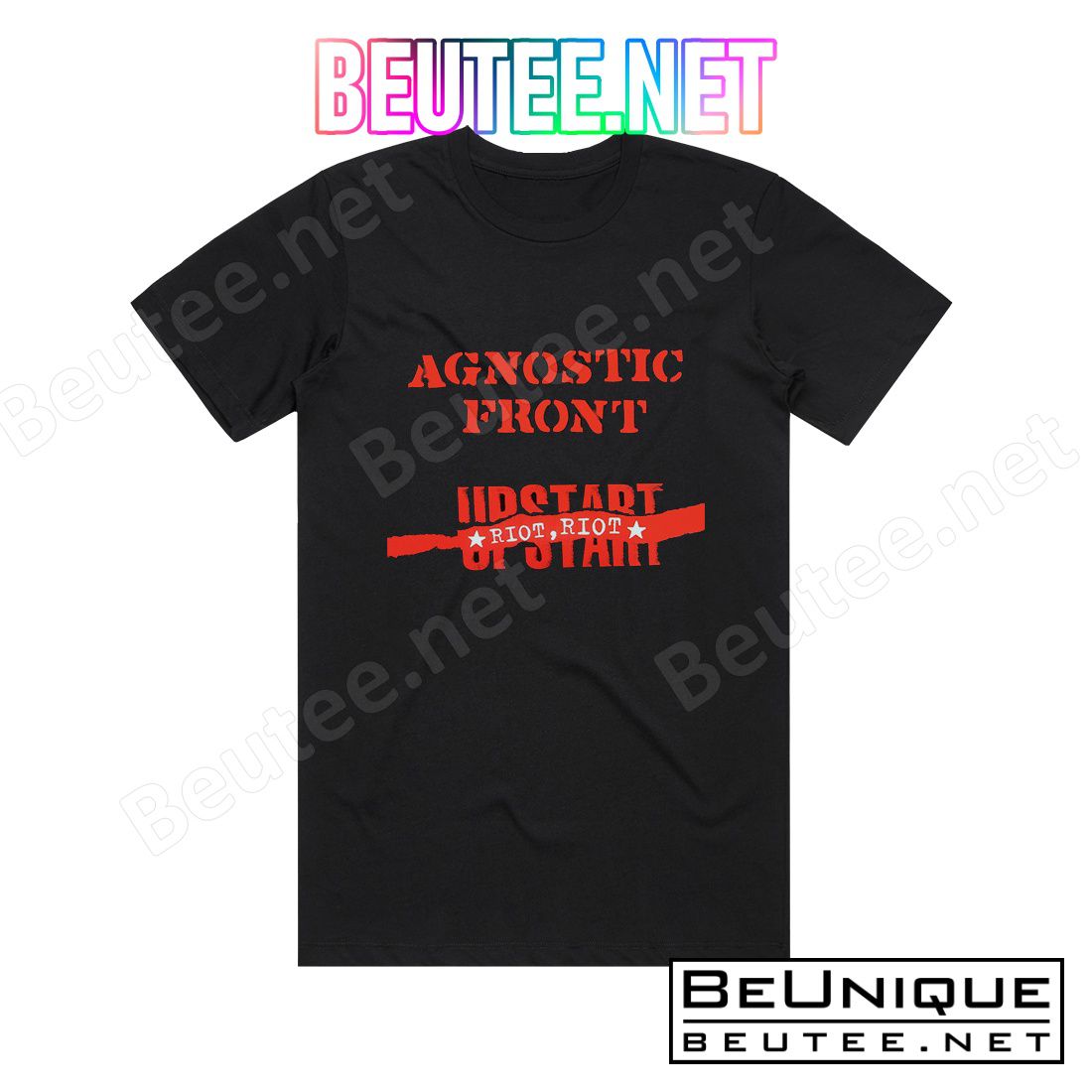 Agnostic Front Riot Riot Upstart Album Cover T-shirt