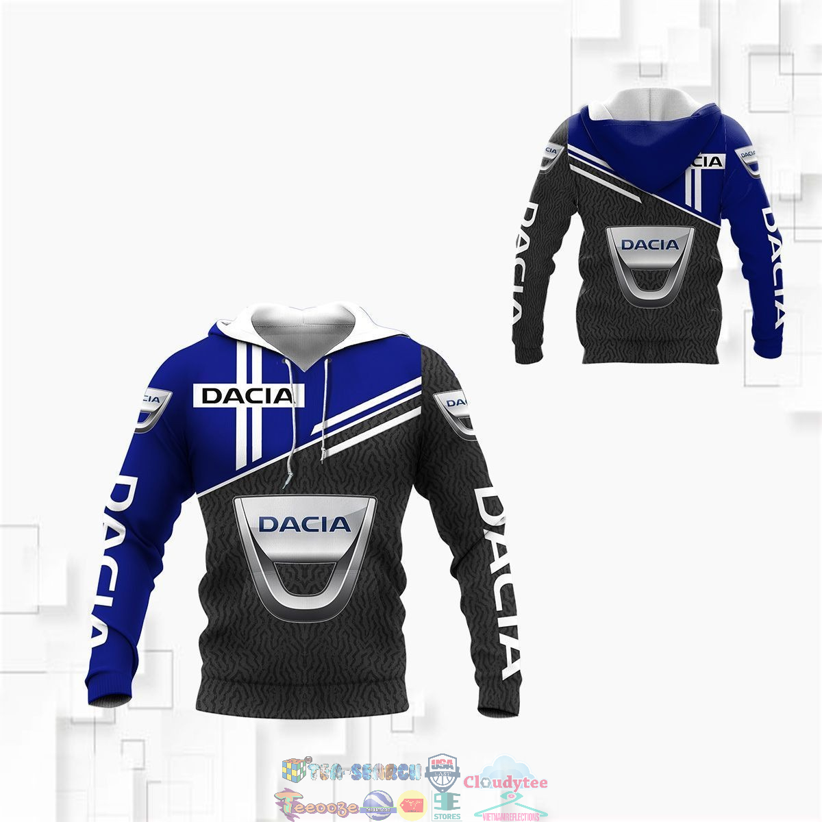 Automobile Dacia ver 8 3D hoodie and t-shirt