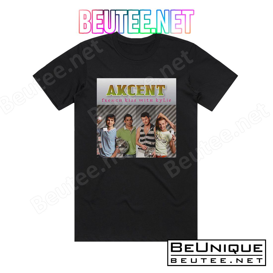 Akcent French Kiss With Kylie Album Cover T-shirt