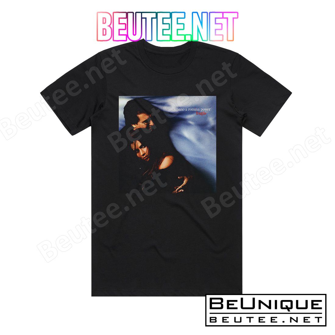 Al Bano and Romina Power Fragile Album Cover T-Shirt