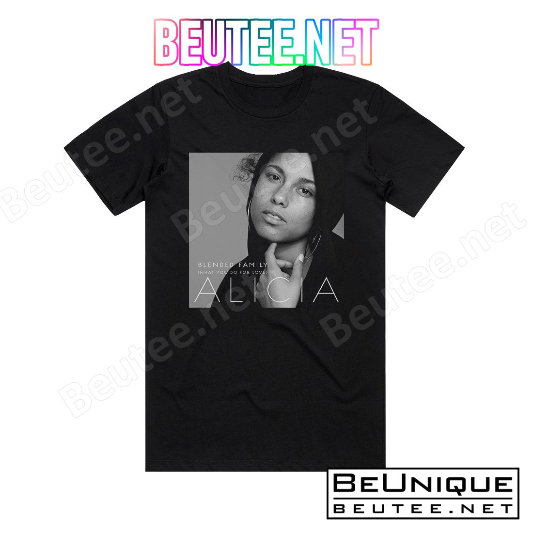 Alicia Keys Blended Family What You Do For Love Album Cover T-Shirt