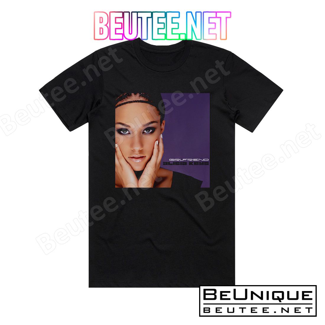 Alicia Keys Girlfriend Album Cover T-Shirt