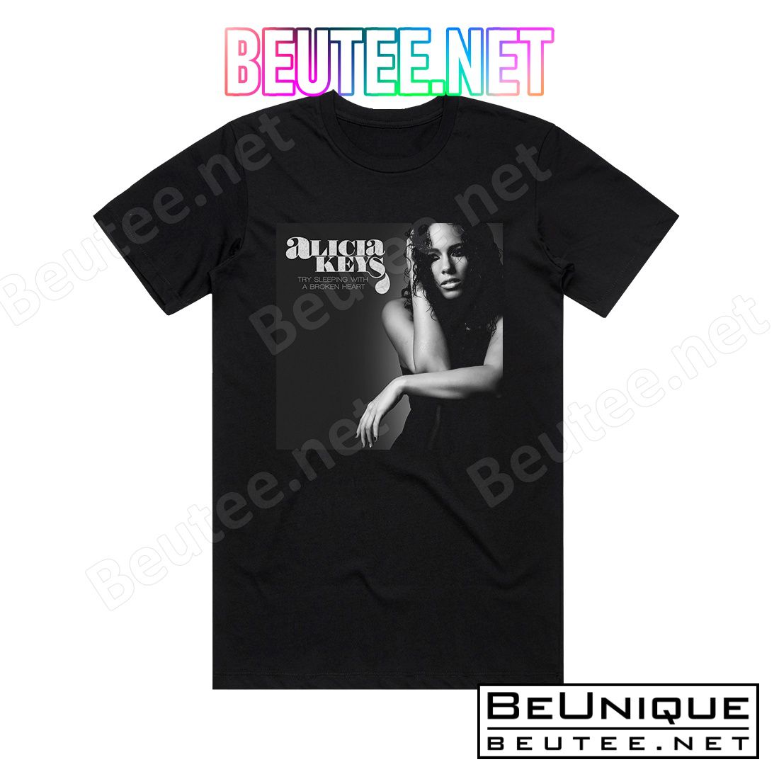 Alicia Keys Try Sleeping With A Broken Heart Album Cover T-Shirt