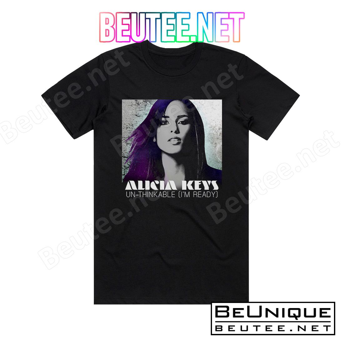 Alicia Keys Un Thinkable Im Ready Album Cover T-Shirt