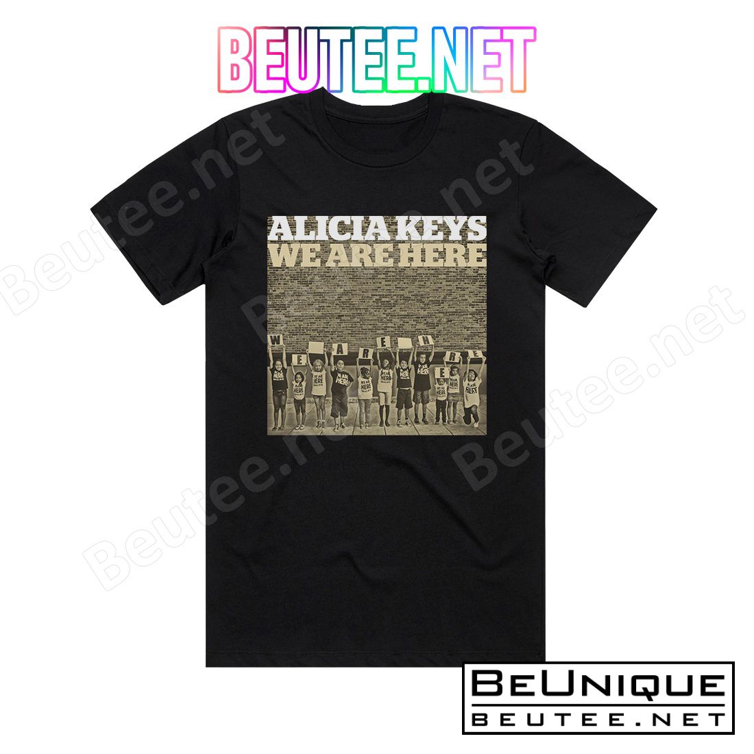 Alicia Keys We Are Here Album Cover T-Shirt