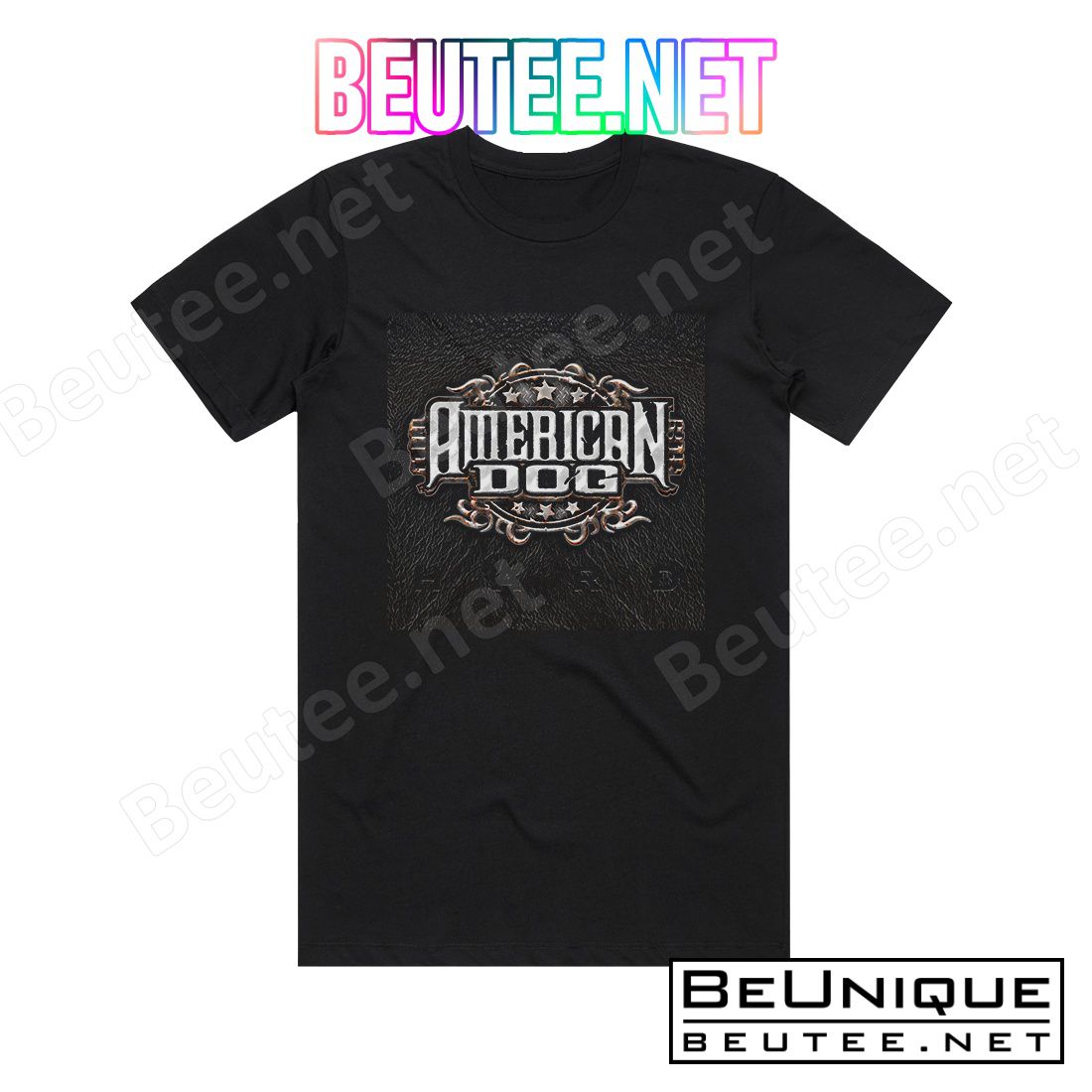 American Dog Hard Album Cover T-Shirt