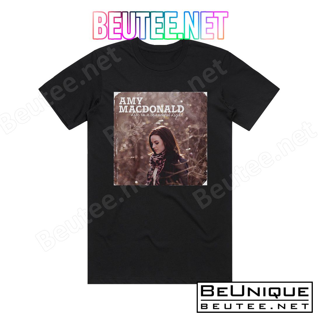 Amy Macdonald Life In A Beautiful Light Album Cover T-Shirt