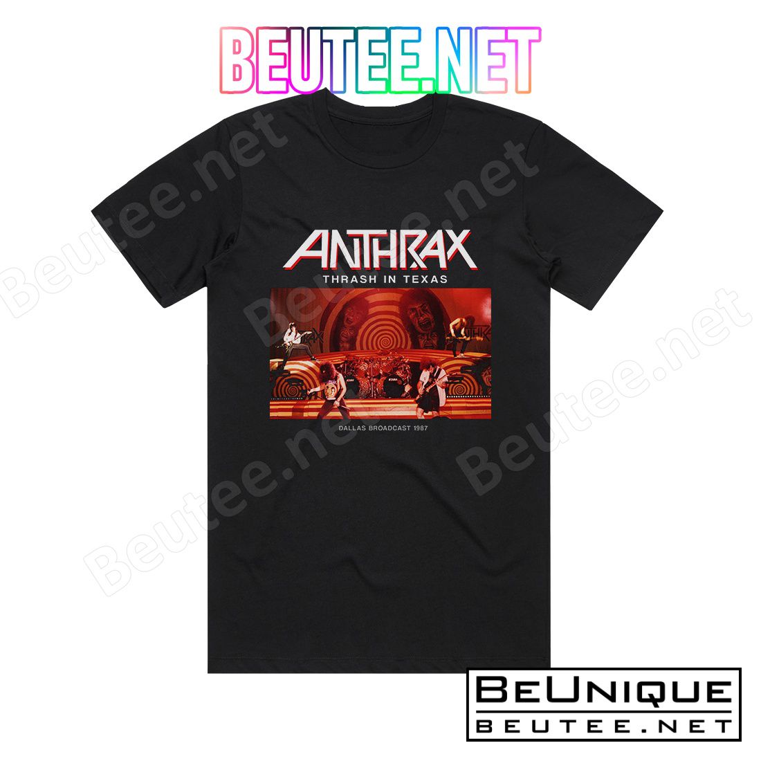 Anthrax Thrash In Texas Album Cover T-Shirt
