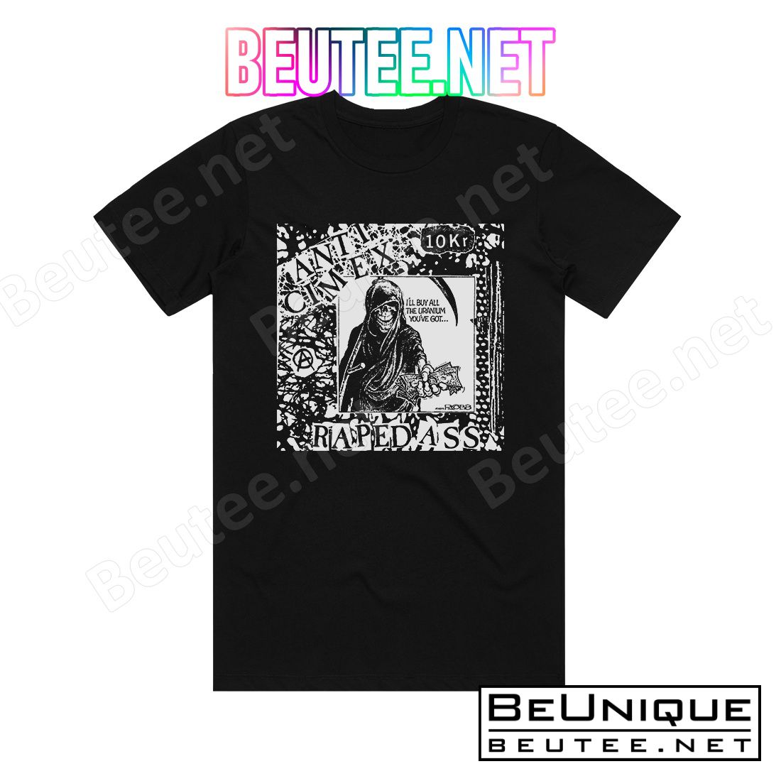 Anti Cimex Raped Ass Album Cover T-Shirt