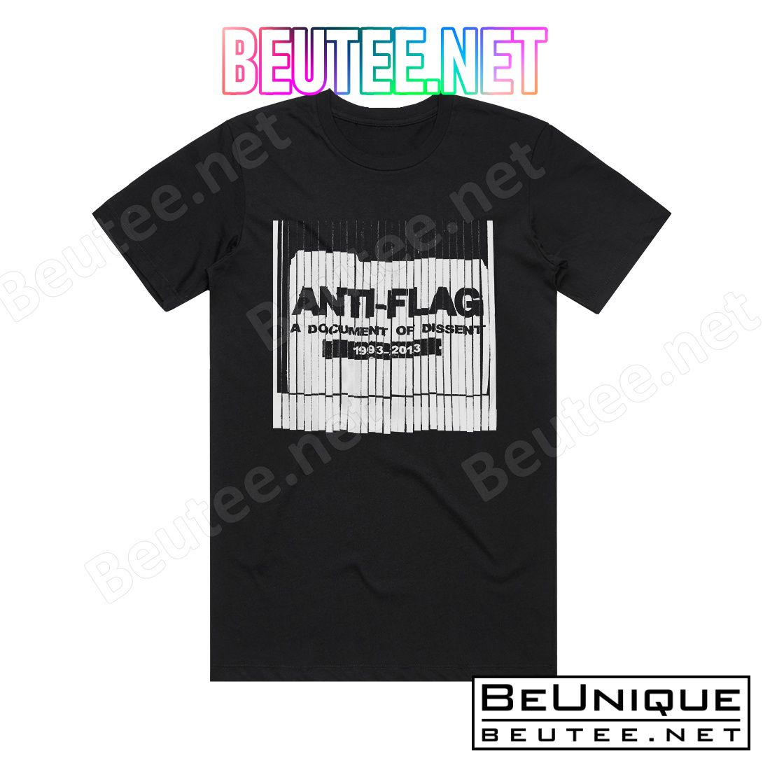 Anti-Flag A Document Of Dissent 1993 2013 Album Cover T-Shirt