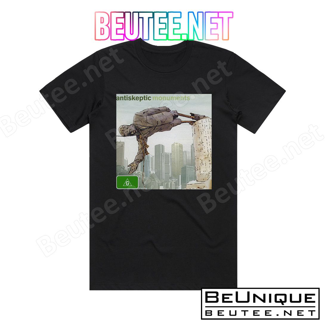 Antiskeptic Monuments Album Cover T-Shirt