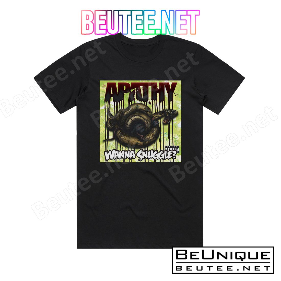 Apathy Wanna Snuggle Album Cover T-Shirt