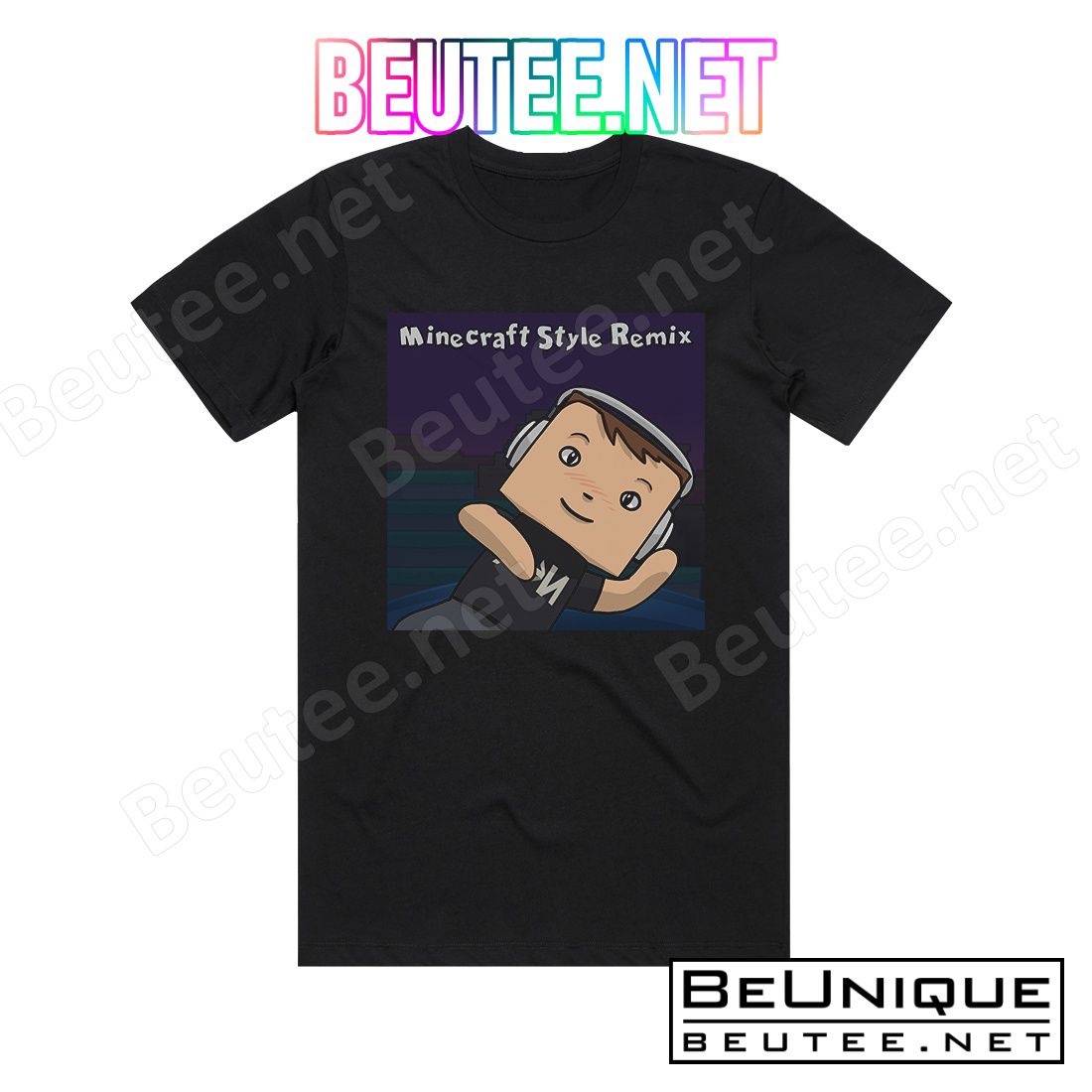 Approaching Nirvana Minecraft Style Remix Album Cover T-Shirt