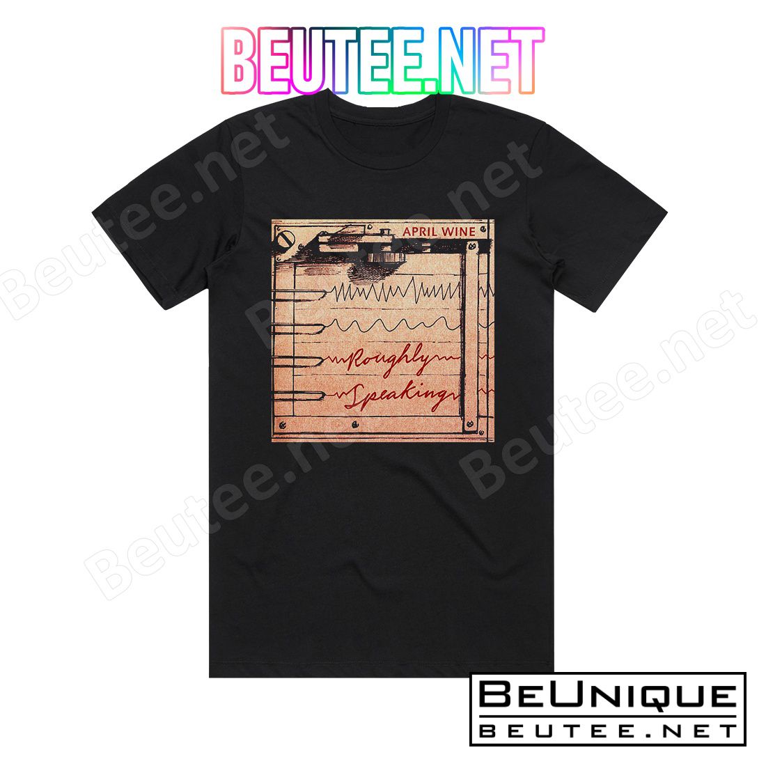 April Wine Roughly Speaking Album Cover T-Shirt
