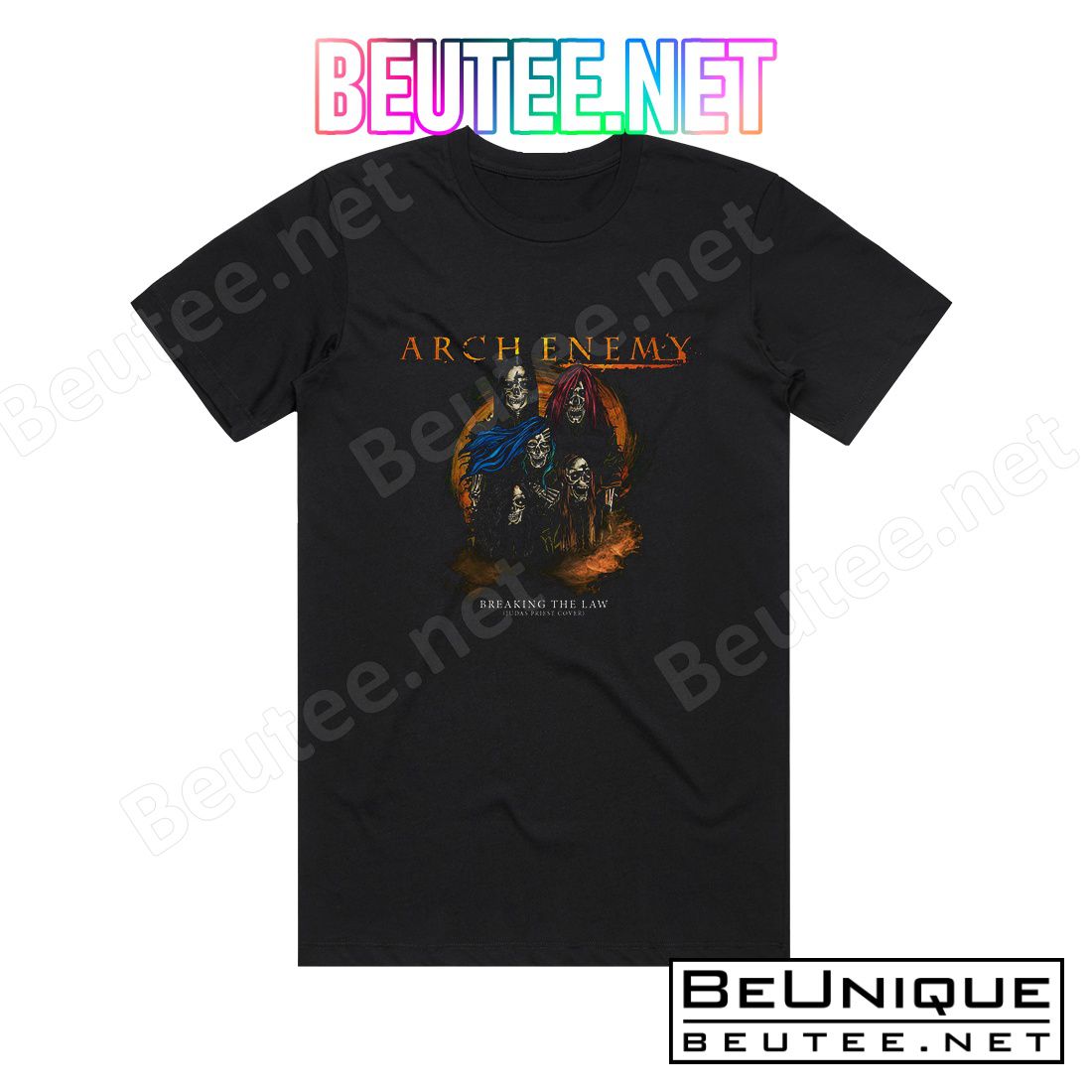 Arch Enemy Iron Destiny Breaking The Law Album Cover T-Shirt