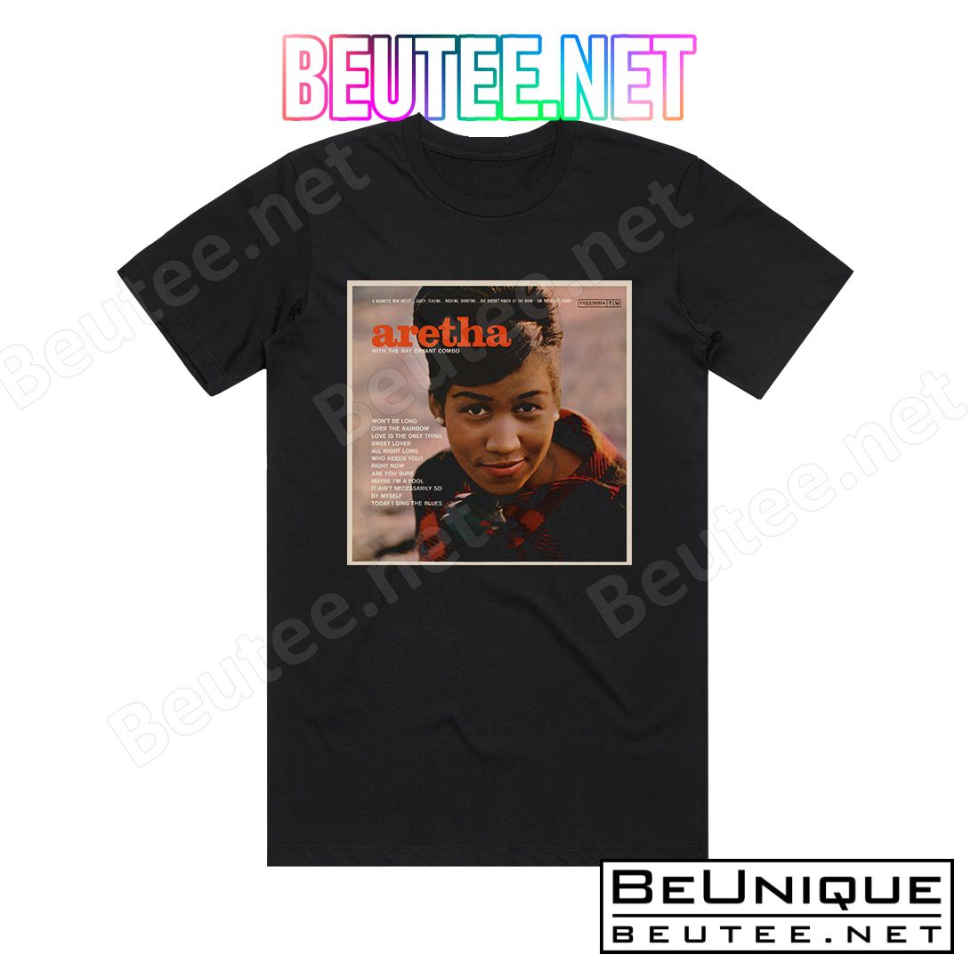 Aretha Franklin Aretha Album Cover T-Shirt