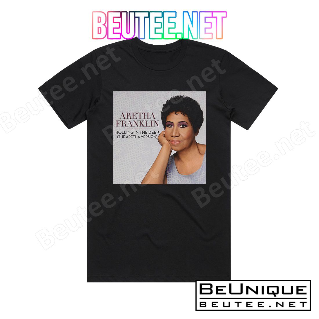 Aretha Franklin Rolling In The Deep The Aretha Version Album Cover T-Shirt