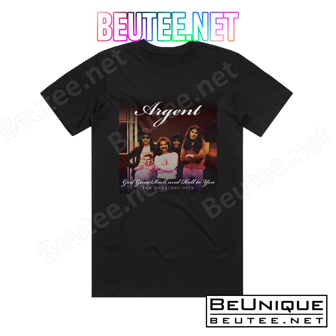 Argent God Gave Rock And Roll To You  The Greatest Hits Album Cover T-Shirt