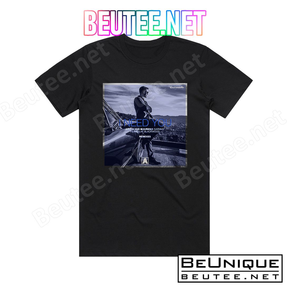 3D Armin van Buuren I Need You 3 Album Cover T-Shirt, Hoodie, Long Sleeve