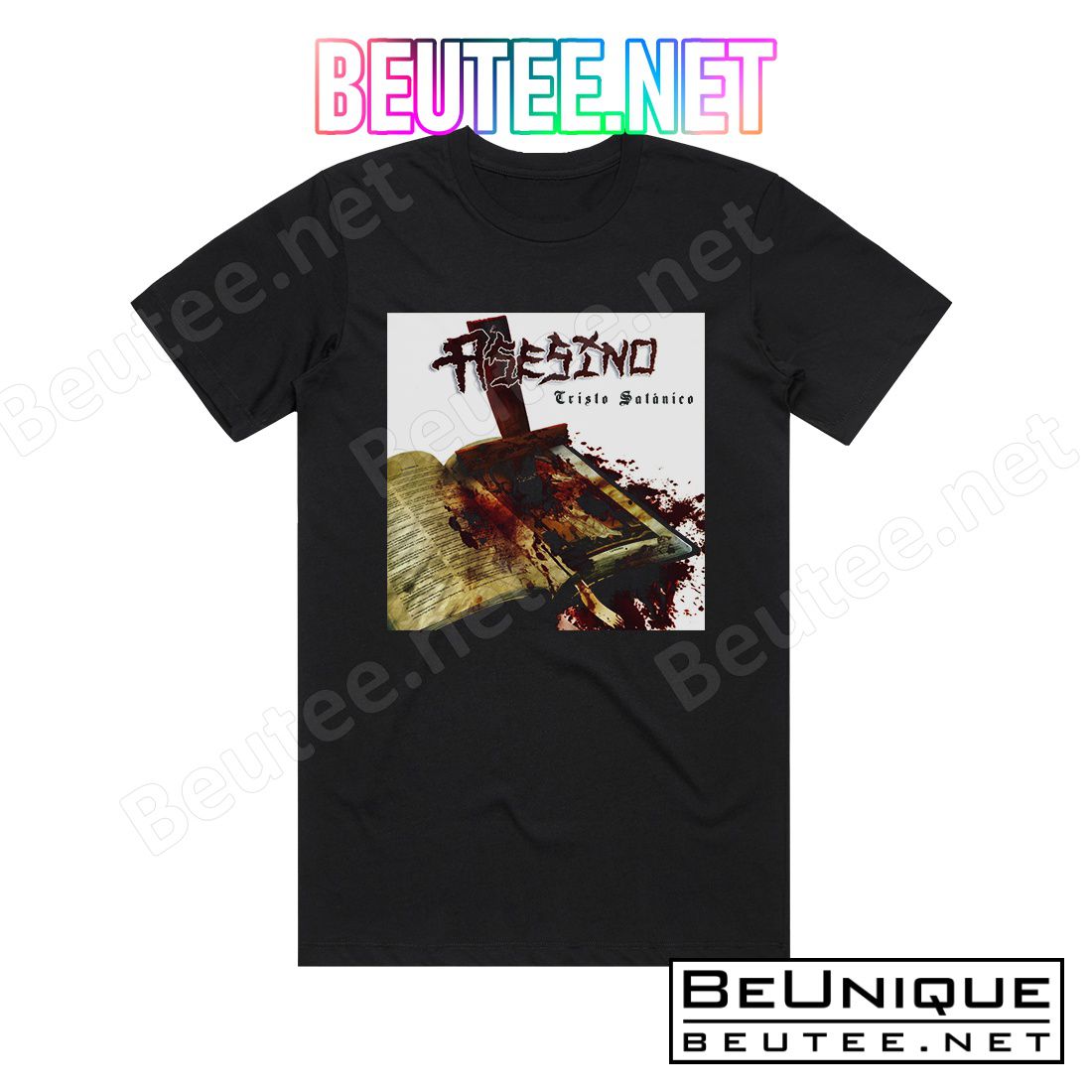 Wonderful Asesino Cristo Satanico Album Cover T-Shirt, Hoodie, Long Sleeve