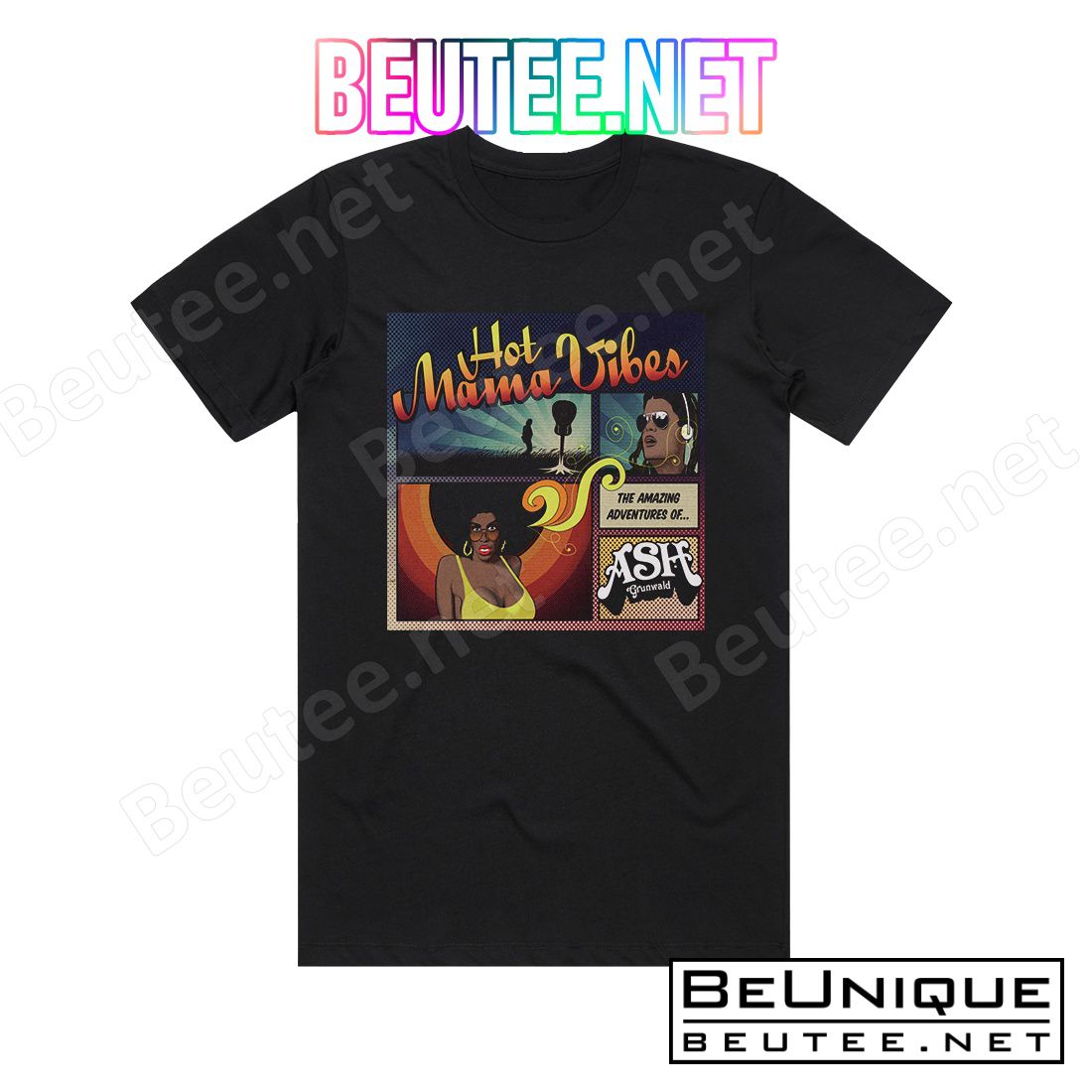 Ash Grunwald Hot Mama Vibes Album Cover T-Shirt
