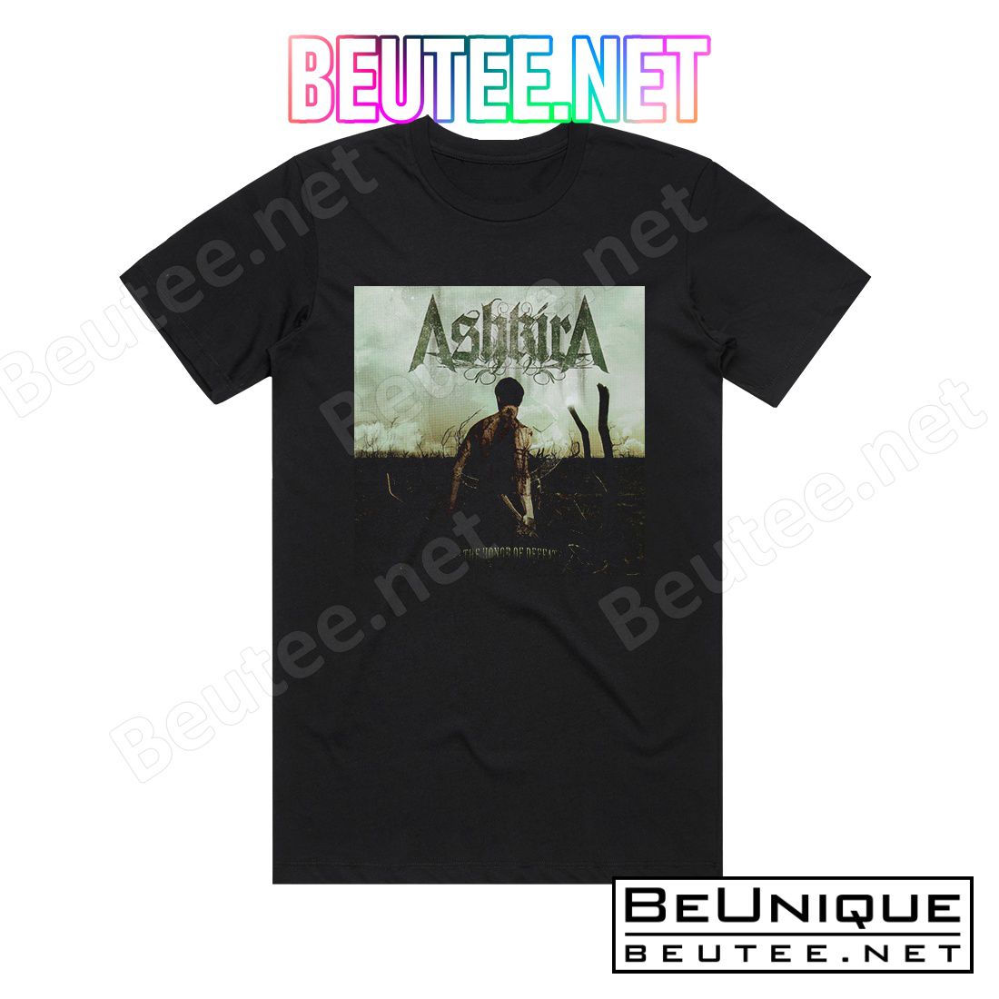 Ashkira The Honor Of Defeat Album Cover T-Shirt