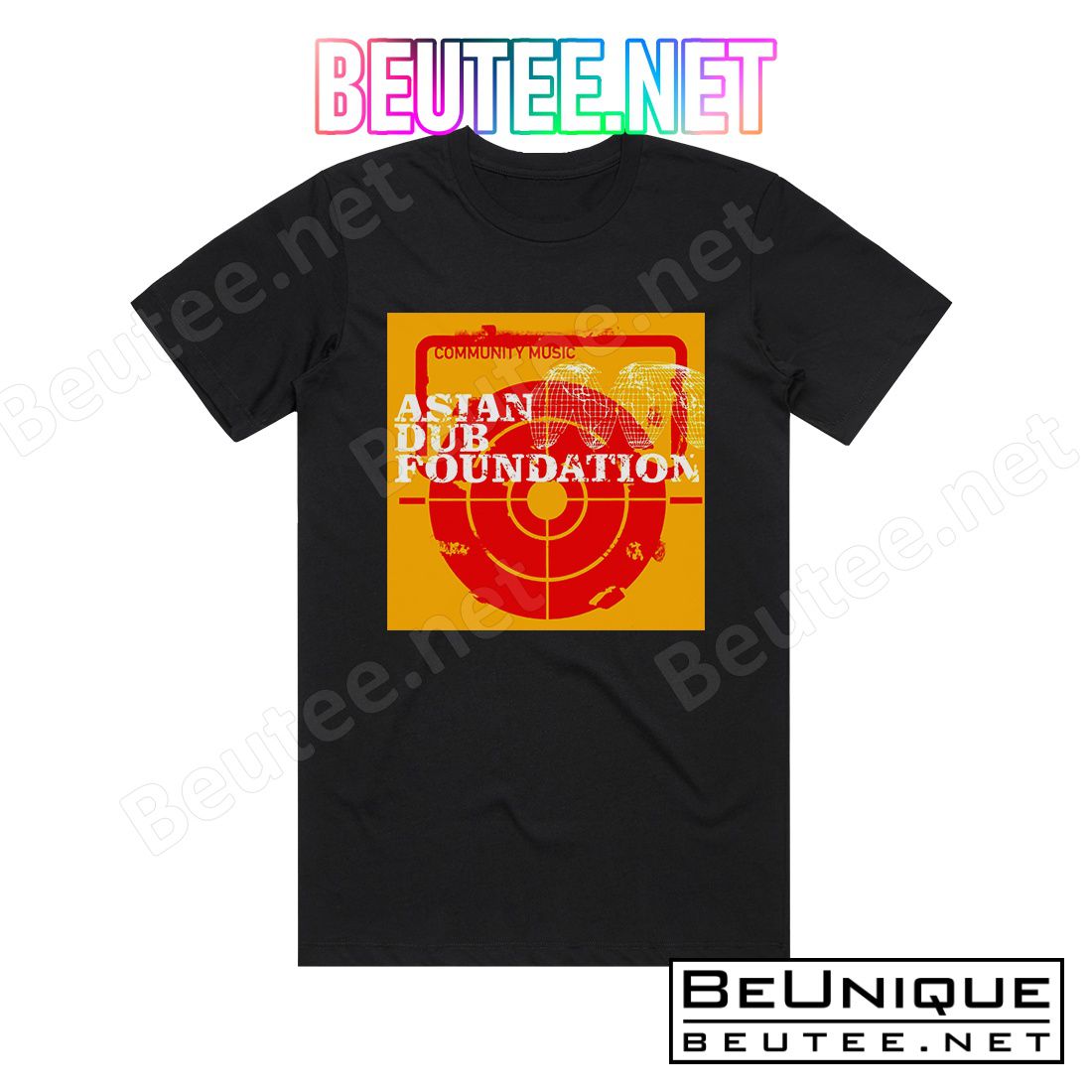 Asian Dub Foundation Community Music 1 Album Cover T-Shirt