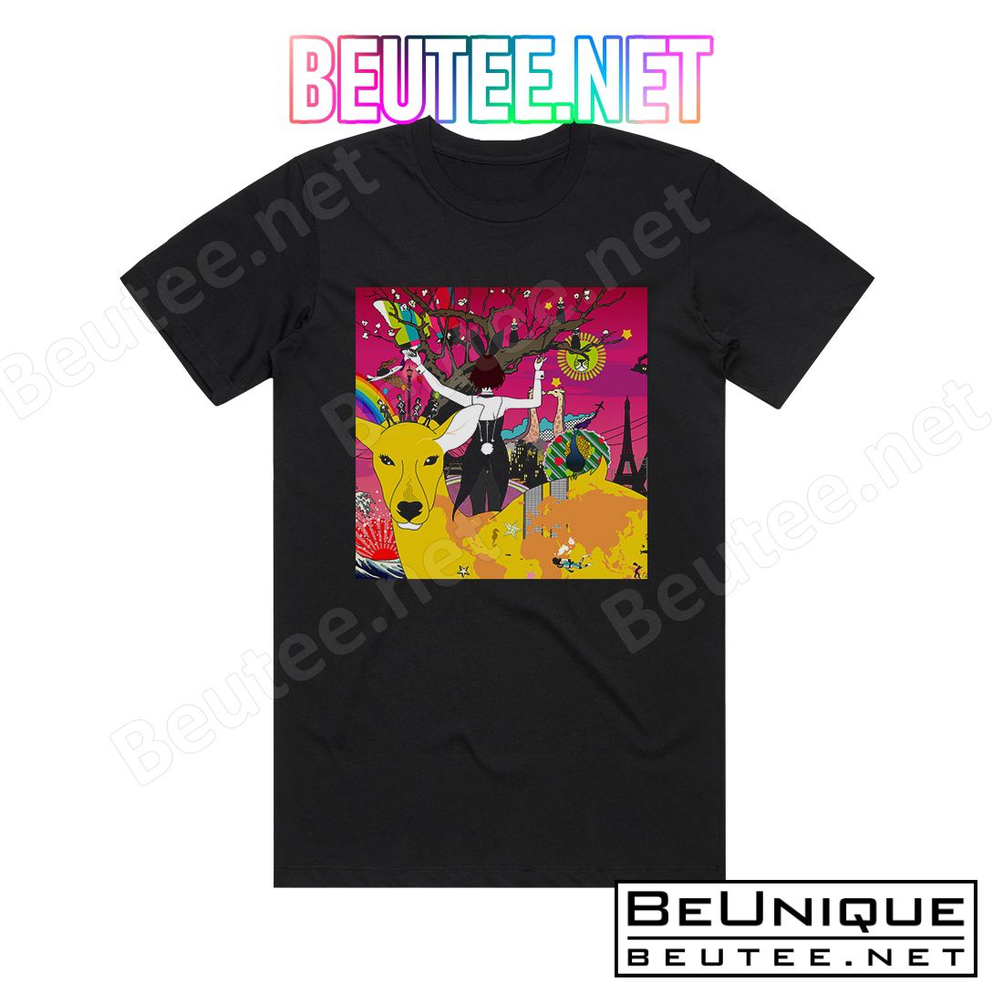 Asian Kung-Fu Generation World World World Album Cover T-Shirt