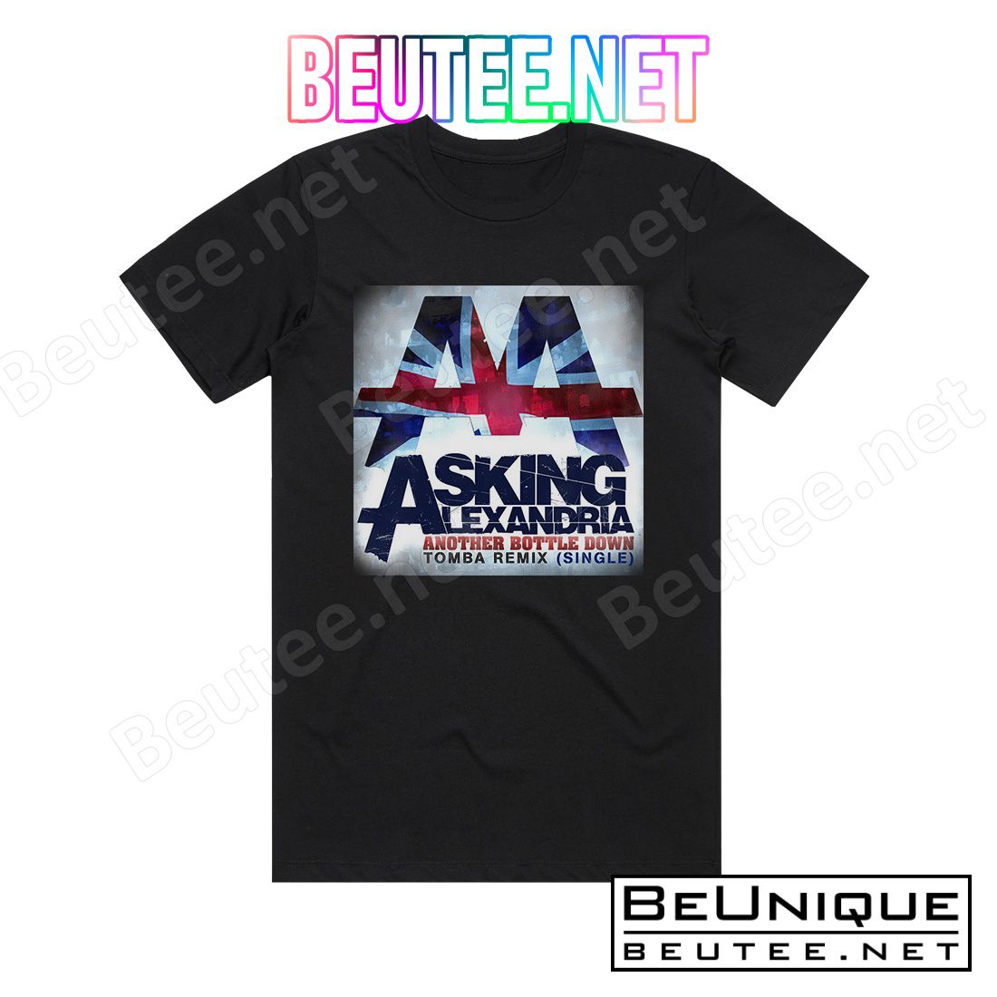 Asking Alexandria Another Bottle Down Tomba Remix Album Cover T-Shirt