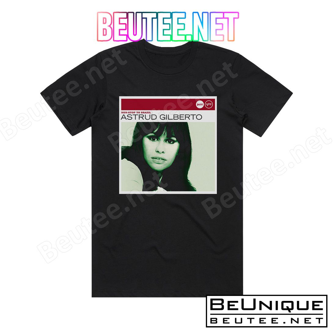 Astrud Gilberto Non Stop To Brazil Album Cover T-Shirt