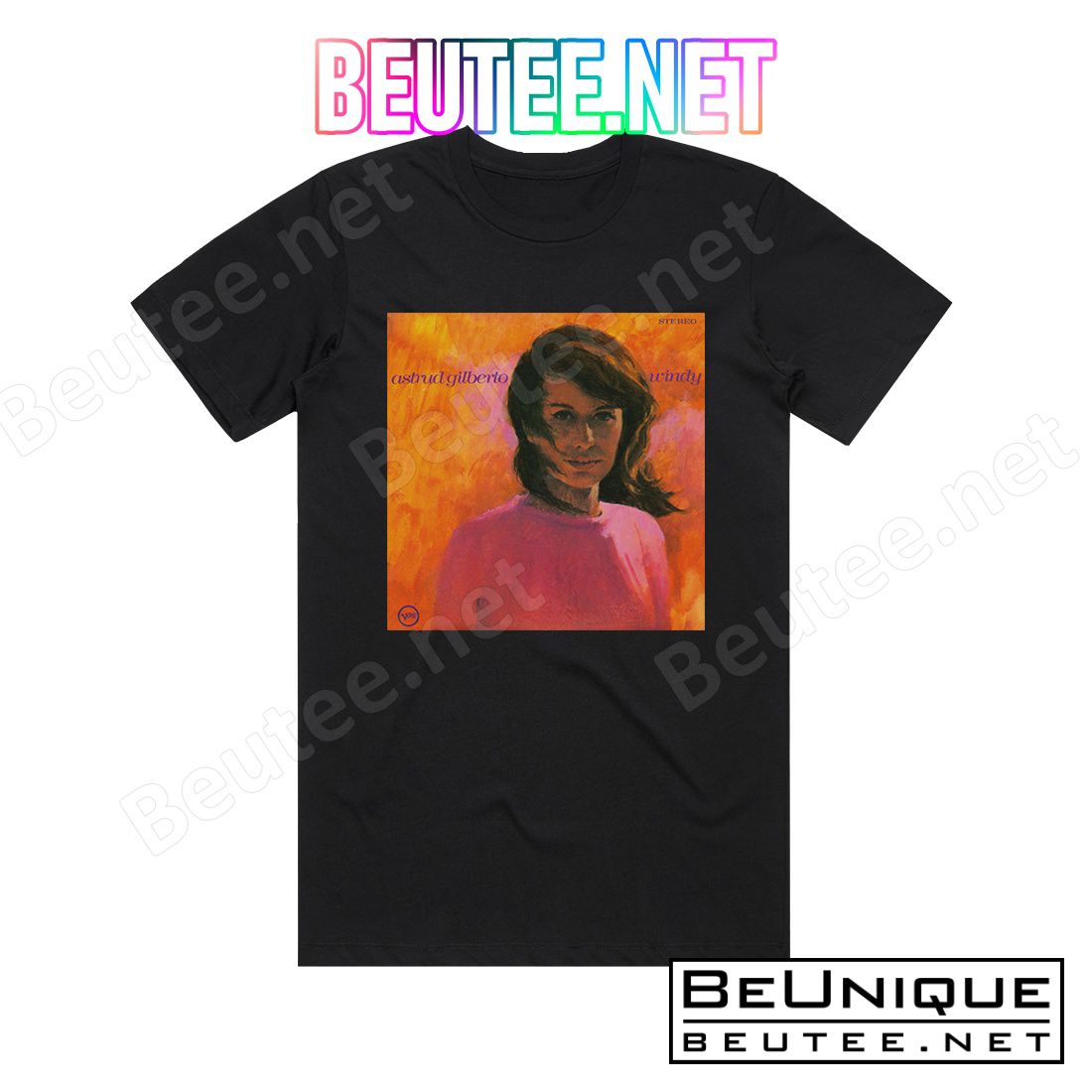 Astrud Gilberto Windy Album Cover T-Shirt