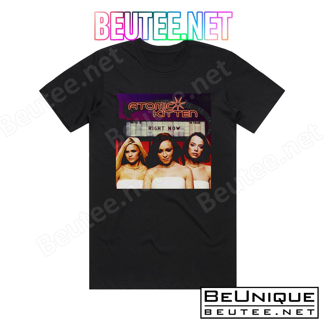 Atomic Kitten Right Now 1 Album Cover T-Shirt