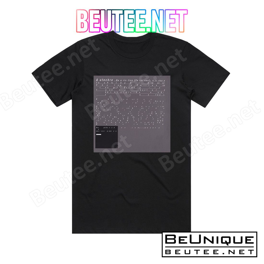 Autechre Quaristice 3 Album Cover T-Shirt