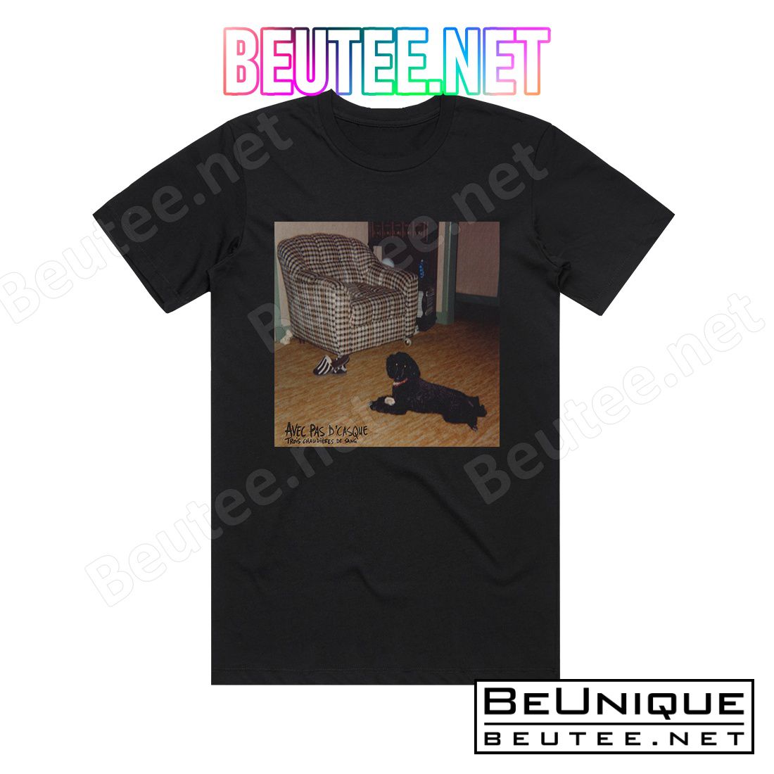 3D Avec pas d’casque Trois Chaudières De Sang Album Cover T-Shirt, Long Sleeve, Tank Top