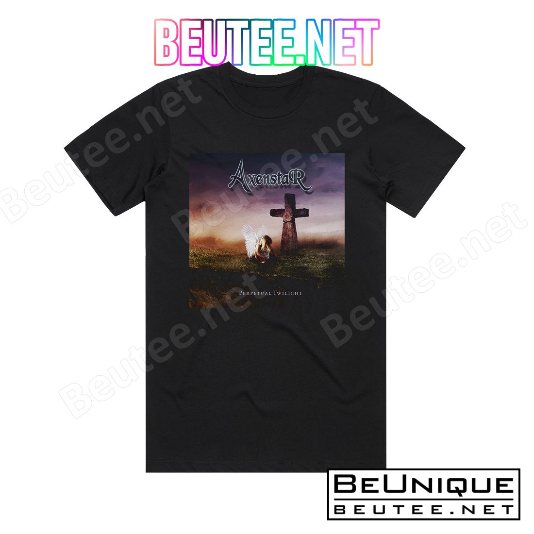 3D Axenstar Perpetual Twilight Album Cover T-Shirt, Long Sleeve, Tank Top