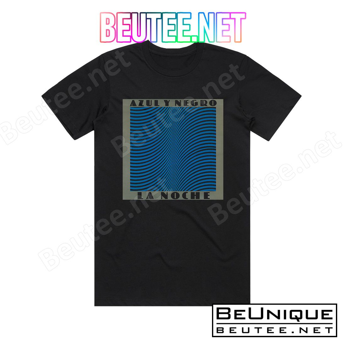 Azul y Negro La Noche Album Cover T-Shirt